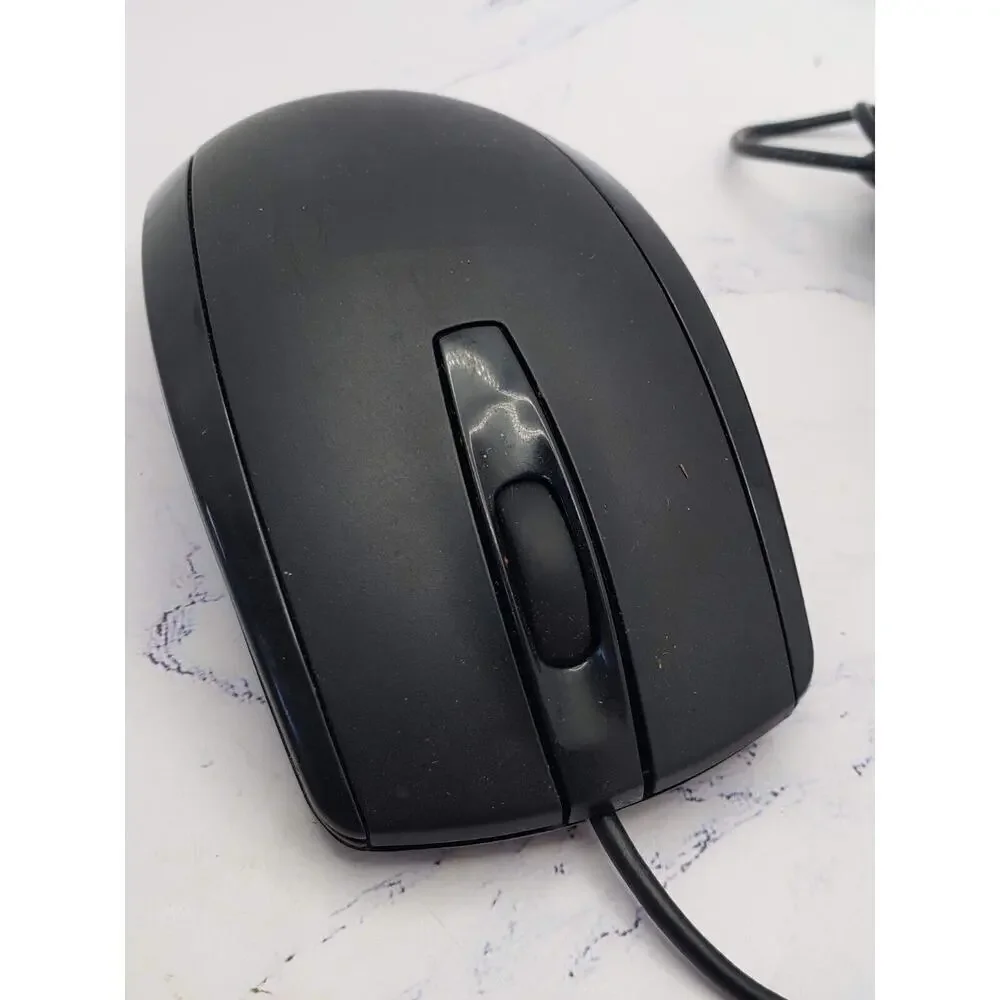Genuine HP MSU0923 USB Wired Optical Mouse 697738-001 Black Tested